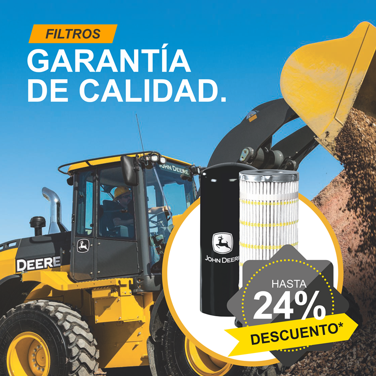 Promo Filtros para equipos de construcción 
