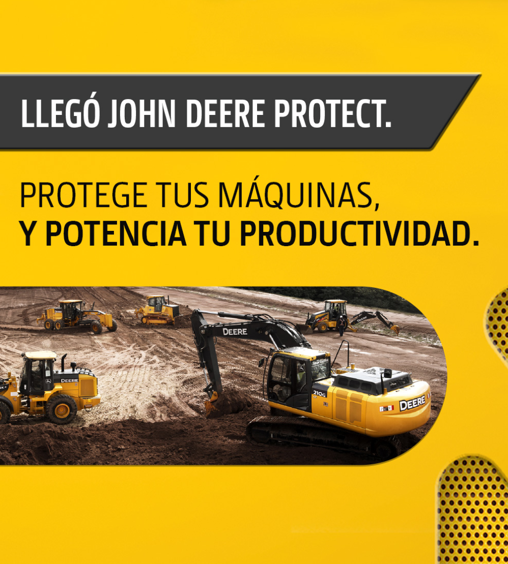 Con John Deere Protect tu equipo está protegido